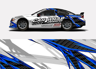 abstract background vector for racing car wrap design and vehicle livery 
