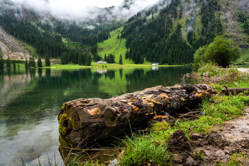 Landschaft am Vilsalpsee in Tirol, Austria