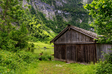 Landscape at the Obersee in Bavaria