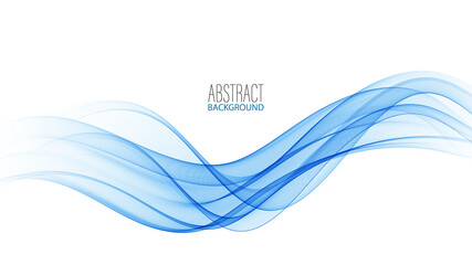 Blue modern abstract lines swoosh certificate Speed smooth wave border background. Vector illustration