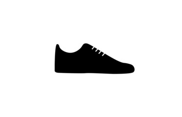 Classic shoes on white background. Vector drawing.