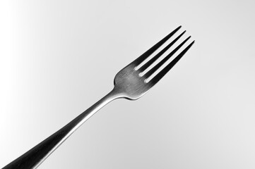Fork on White Background 