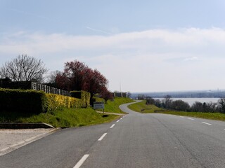 road in the countryside, South France