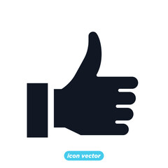 hand like customer review icon template color editable. Happy Testimonial symbol vector illustration for graphic and web design.