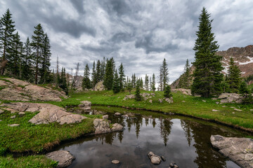 Landscape in the Eagles Nest Wilderness, Colorado