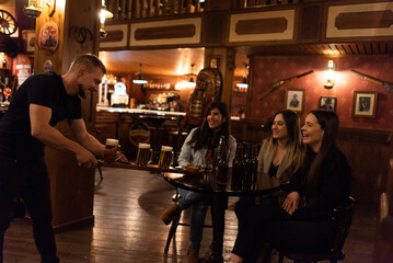 Everyday scenes of the coffee shop