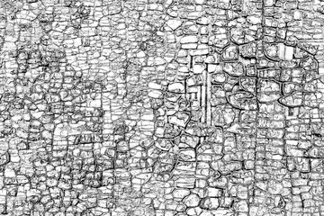 Wooden texture with scratches and cracks. It can be used as a background