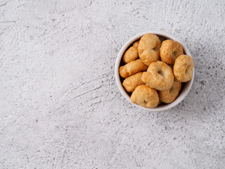 Taralli - traditional Italian tasty snack.