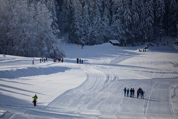 Espace Nordique de Bois Barbu à Villard De Lans pendant la crise COVID de l'hiver 2020 21