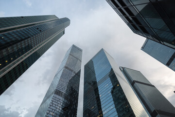 Naklejka premium modern office buildings