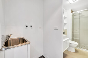 Empty and unfurnished brand new apartment

