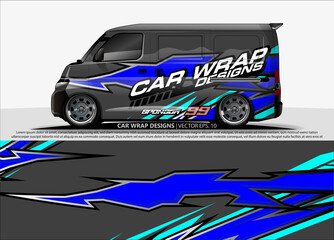 abstract background vector for racing car wrap design and vehicle livery 
