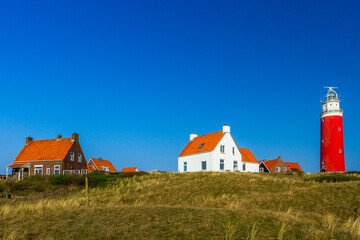 Leuchtturm am Nordstrand von Texel, Niederlande