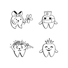 0314_tooth_doodle_set