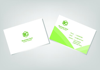 Geometric Abstract Background. Business Card Design Template