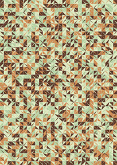 Abstract Geometric Pattern generative computational art illustration