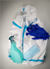 Personal protective equipment ready to use at home