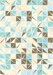 Abstract Geometric Pattern generative computational art illustration