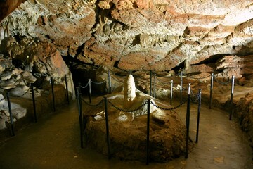 Raj Cave, Undergrounds in Poland, dripstone form, Jaskinia Raj   - obrazy, fototapety, plakaty