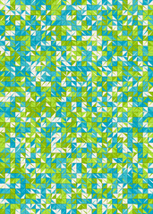 Abstract Geometric Pattern generative computational art illustration