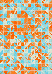 Abstract Geometric Pattern generative computational art illustration