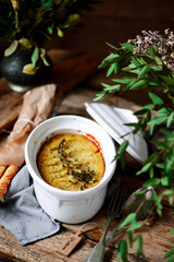Mushroom and Cauliflower Vegan Shepherds Pie.