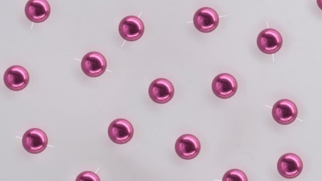 Abstract representation of atoms not magnetically aligned