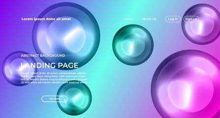 landing page background. abstract modern website background