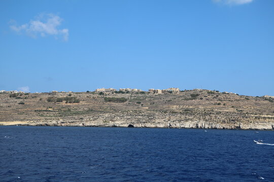 View from the ferry to Cominotto , Malta 