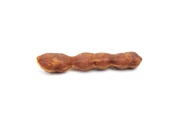 Tamarind fruit isolated on white background
