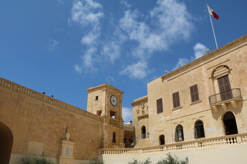 Cittadella Fortress in Rabat Victoria on the island of Gozo, Malta