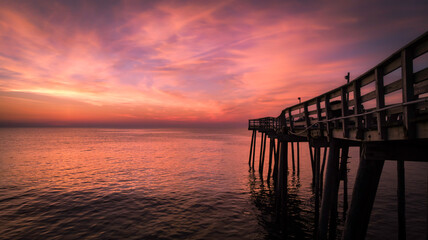 Sunrise at Rodanthe Pier