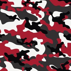 red army camouflage vector seamless print