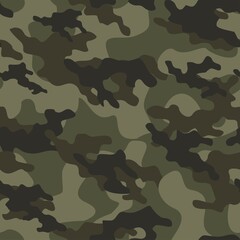 Fototapeta premium army camouflage vector seamless print