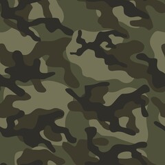 Fototapeta premium military camouflage vector seamless print