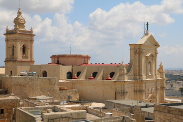 Cittadella Fortress in Rabat Victoria on the island of Gozo, Malta - obrazy, fototapety, plakaty