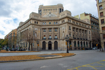 Architectural detail of the city of Barcelona, ​​Catalonia, Spain
