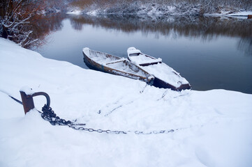 Fototapeta premium winter river