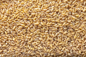 Uncooked bulgur wheat. Background.