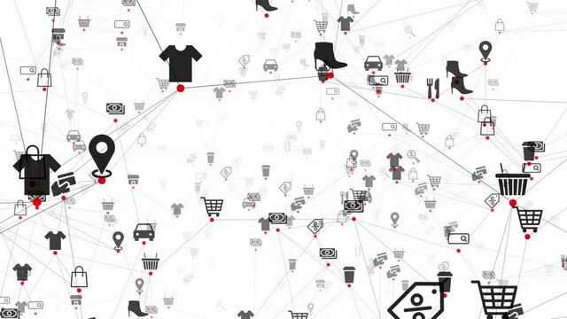 Buying and selling online through e-commerce marketplace easy shopping