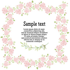 バラのフレーム