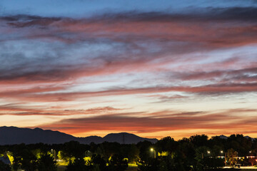 Beautiful Glow of a Colorado Sunset