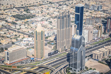Naklejka na ściany i meble Dubai is the most populous city in the United Arab Emirates (UAE) and the capital of the Emirate of Dubai.