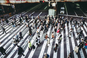 大阪の横断歩道