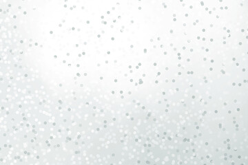 Seamless scattered shiny silver glitter polka dot pattern. Confetti, Polka Dot. Seamless pattern with round light grey confetti. Luxury holiday background. Vector illustration EPS 10.