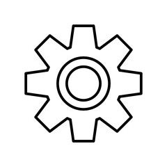 Gear icon vector