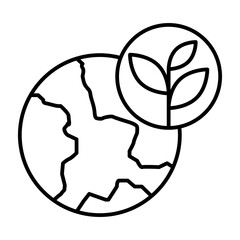 Ecology sign icon