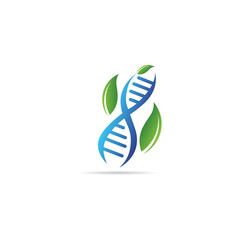 logo vector DNA health design template
