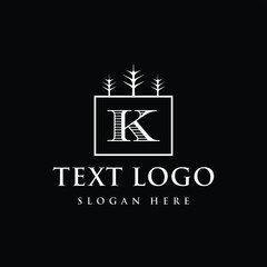 Custom Letter K Vintage Logo

