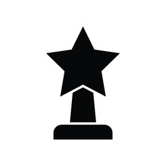 star trophy icon vector